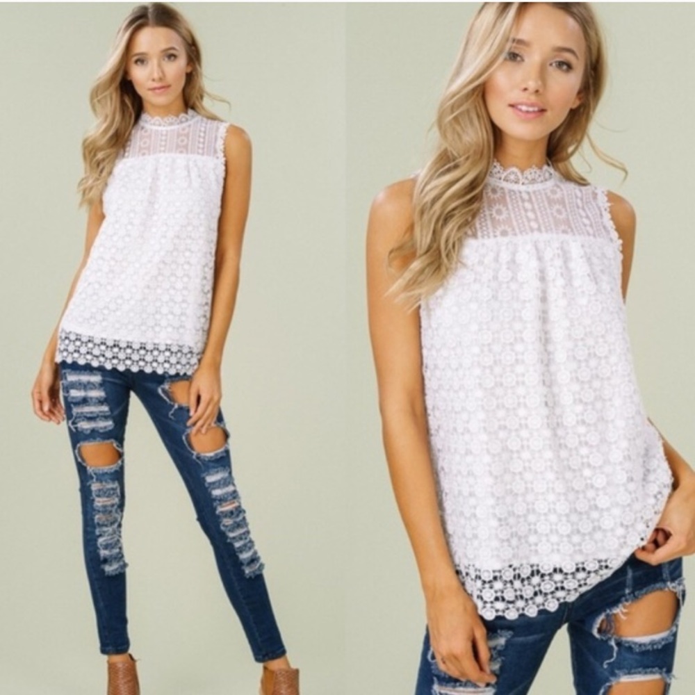 Super cute white top